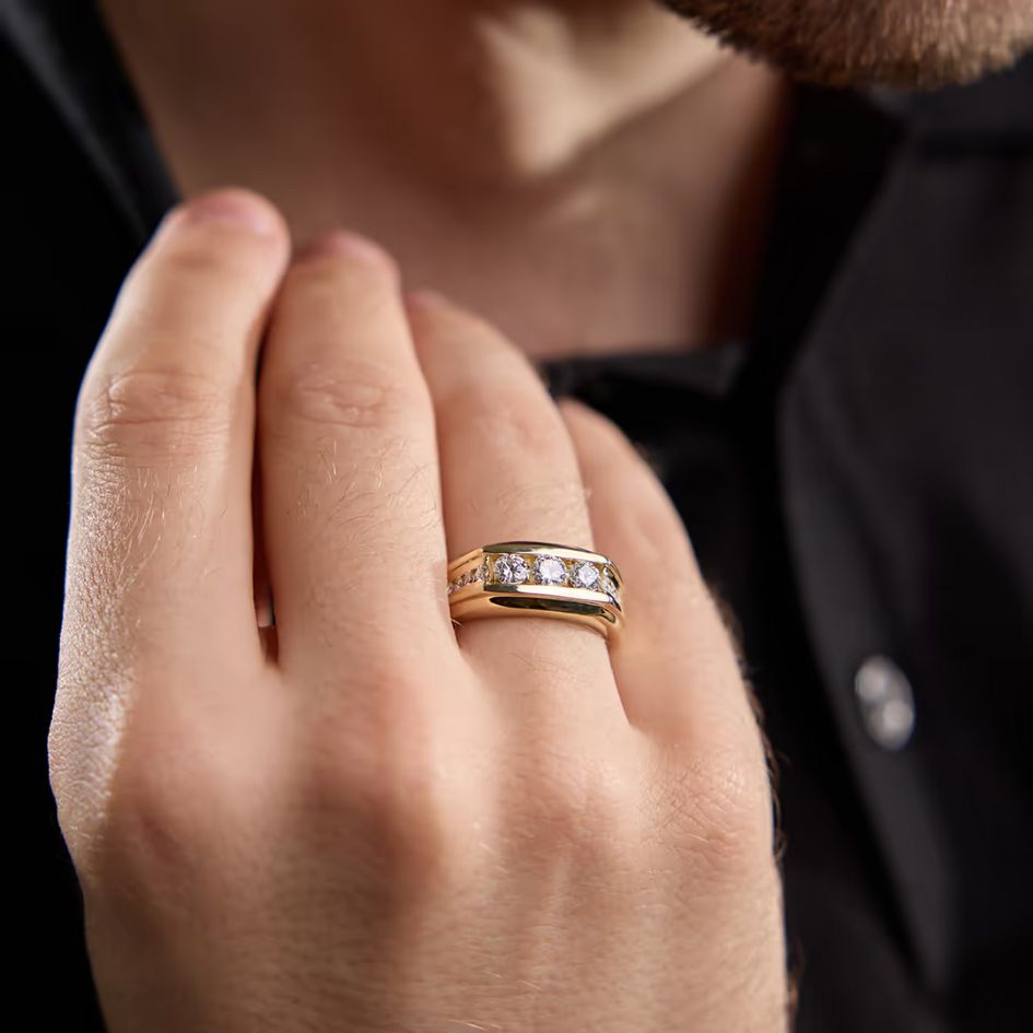 Men's Wedding Rings with Lab Grown Diamonds | Best Rings For Him – Live ...