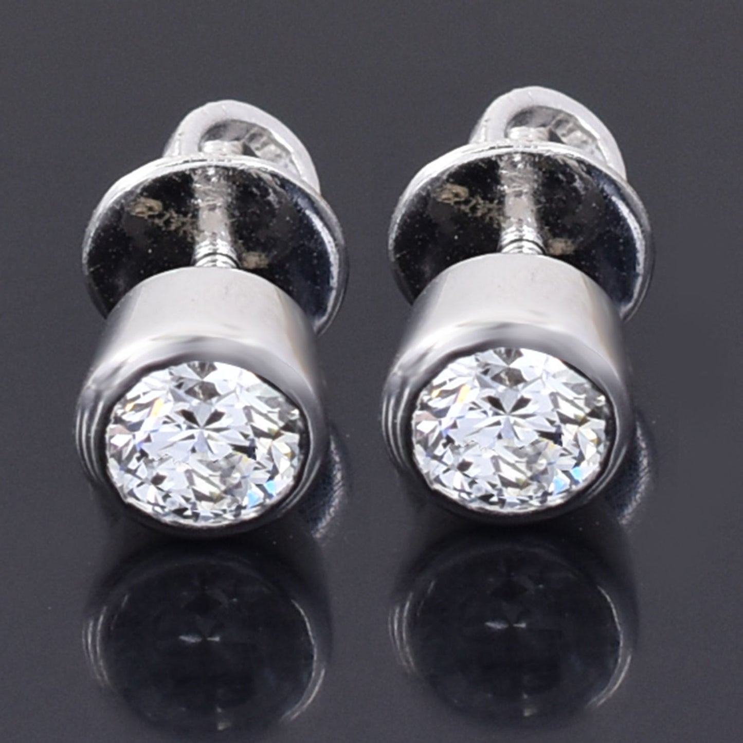 Sparkling Serenade Stud Diamond Earrings