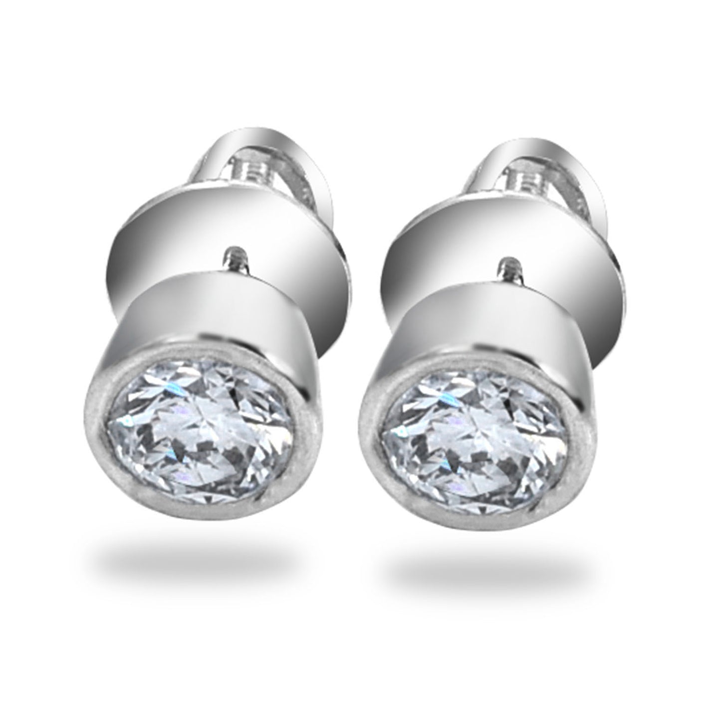 Sparkling Serenade Stud Diamond Earrings